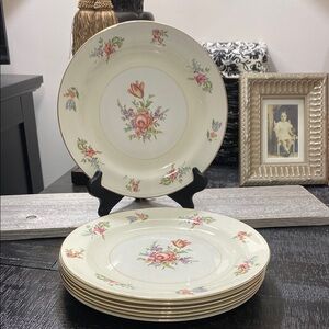 Circa 1944 Household Institute (7) Luncheon Plates!